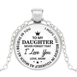 🍰2/$40🍰 To my daughter necklace cabochan glass NWOT